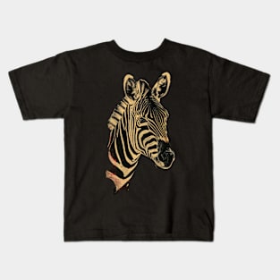 Zebra Resilient Runners Kids T-Shirt